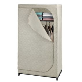 Armoire-penderie H. 160 cm x L. 90 cm avec étagère Balance Wenko beige