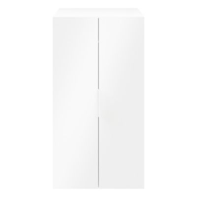 Armoire penderie portes battantes blanches GoodHome Atomia H. 187,5 x L. 100 x P. 60 cm