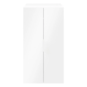 Armoire penderie portes battantes blanches GoodHome Atomia H. 187,5 x L. 100 x P. 60 cm