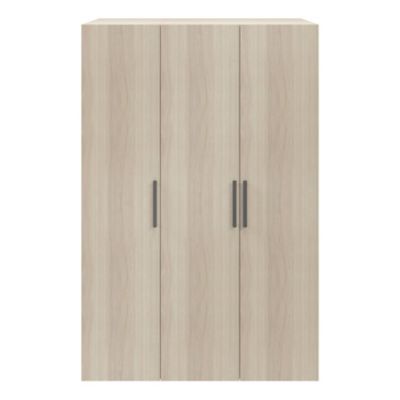 Armoire penderie portes battantes effet chêne GoodHome Atomia H. 225 x L. 150 x P. 60 cm