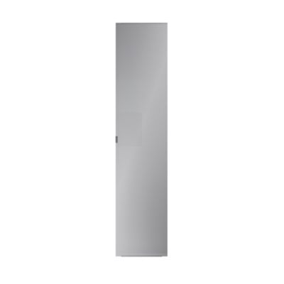 Armoire penderie portes battantes miroir et effet chêne grisé GoodHome Atomia H. 225 x L. 150 x P. 60 cm