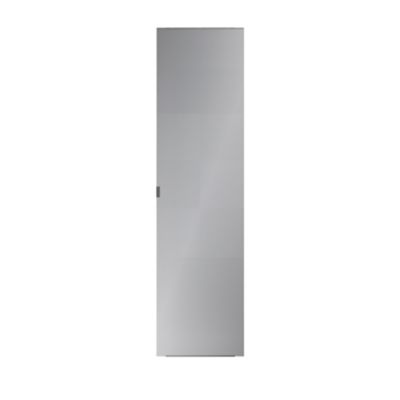 Armoire penderie portes battantes miroir et tiroirs effet chêne GoodHome Atomia H. 225 x L. 200 x P. 60 cm