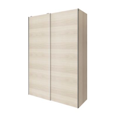 Armoire penderie portes coulissantes effet chêne GoodHome Atomia H. 225