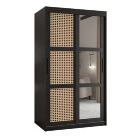 Armoire Plecionka 2 a portes coulissantes H. 200 x L. 100 x P. 62 2 portes