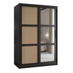 Armoire Plecionka 2 a portes coulissantes H. 200 x L. 120 x P. 62 2 portes