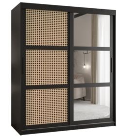 Armoire Plecionka 2 a portes coulissantes H. 200 x L. 150 x P. 62 2 portes