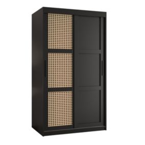 Armoire Plecionka 3 a portes coulissantes H. 200 x L. 100 x P. 62 2 portes