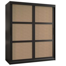 Armoire Plecionka a portes coulissantes H. 200 x L. 150 x P. 62 2 portes