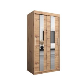 Armoire Pole à portes coulissantes H. 200 x L. 100 x P. 62, 2 portes