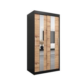 Armoire Pole à portes coulissantes H. 200 x L. 100 x P. 62, 2 portes