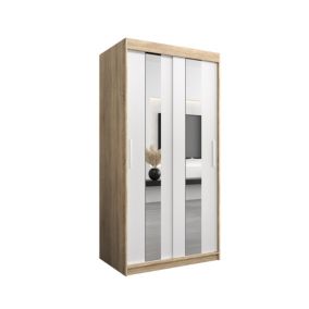 Armoire Pole à portes coulissantes H. 200 x L. 100 x P. 62, 2 portes