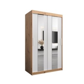 Armoire Pole à portes coulissantes H. 200 x L. 120 x P. 62, 2 portes