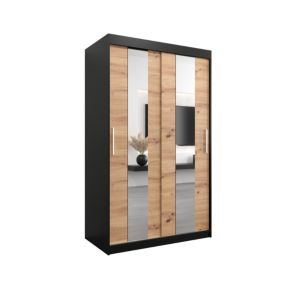 Armoire Pole à portes coulissantes H. 200 x L. 120 x P. 62, 2 portes