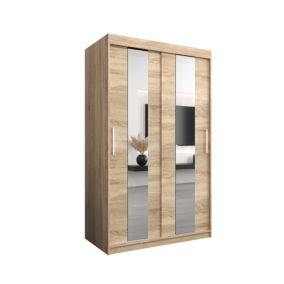 Armoire Pole à portes coulissantes H. 200 x L. 120 x P. 62, 2 portes