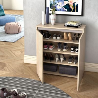 Armoire Polyvalente Avec Portes En Bois D'orme