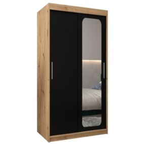 Armoire Promo T2 a portes coulissantes H. 200 x L. 100 x P. 62 2 portes