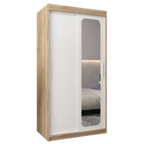 Armoire Promo T2 a portes coulissantes H. 200 x L. 100 x P. 62 2 portes