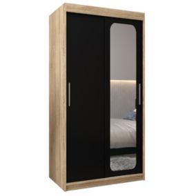 Armoire Promo T2 a portes coulissantes H. 200 x L. 100 x P. 62 2 portes