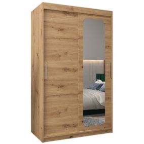 Armoire Promo T2 a portes coulissantes H. 200 x L. 120 x P. 62 2 portes