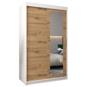 Armoire Promo T2 a portes coulissantes H. 200 x L. 120 x P. 62 2 portes