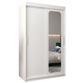 Armoire Promo T2 a portes coulissantes H. 200 x L. 120 x P. 62 2 portes