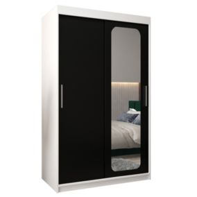 Armoire Promo T2 a portes coulissantes H. 200 x L. 120 x P. 62 2 portes