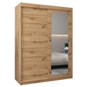 Armoire Promo T2 a portes coulissantes H. 200 x L. 150 x P. 62 2 portes