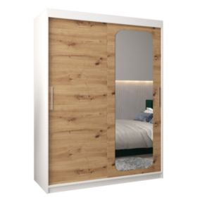 Armoire Promo T2 a portes coulissantes H. 200 x L. 150 x P. 62 2 portes