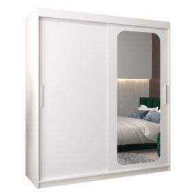 Armoire Promo T2 a portes coulissantes H. 200 x L. 180 x P. 62 2 portes