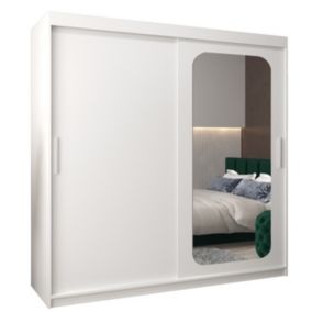 Armoire Promo T2 a portes coulissantes H. 200 x L. 200 x P. 62 2 portes