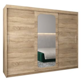 Armoire Promo T2 a portes coulissantes H. 200 x L. 250 x P. 62 3 portes