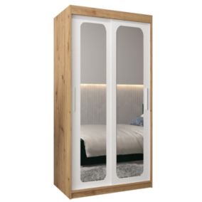 Armoire Promo T3 a portes coulissantes H. 200 x L. 100 x P. 62 2 portes