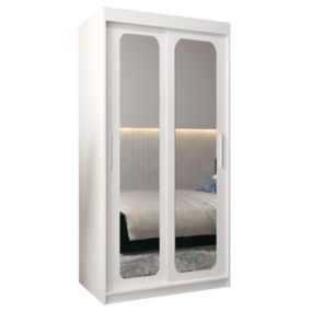 Armoire Promo T3 a portes coulissantes H. 200 x L. 100 x P. 62 2 portes