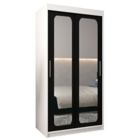 Armoire Promo T3 a portes coulissantes H. 200 x L. 100 x P. 62 2 portes