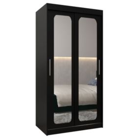 Armoire Promo T3 a portes coulissantes H. 200 x L. 100 x P. 62 2 portes