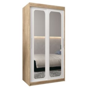 Armoire Promo T3 a portes coulissantes H. 200 x L. 100 x P. 62 2 portes