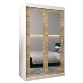 Armoire Promo T3 a portes coulissantes H. 200 x L. 120 x P. 62 2 portes