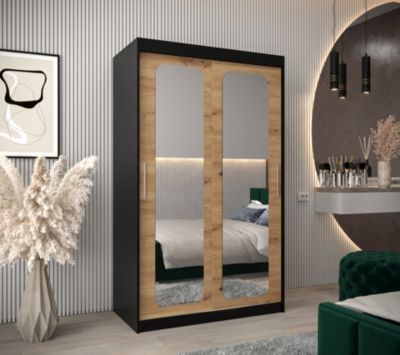 Armoire Promo T3 a portes coulissantes H. 200 x L. 120 x P. 62 2 portes