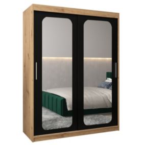 Armoire Promo T3 a portes coulissantes H. 200 x L. 150 x P. 62 2 portes