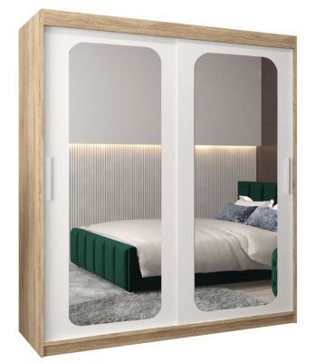 Armoire Promo T3 a portes coulissantes H. 200 x L. 180 x P. 62 2 portes
