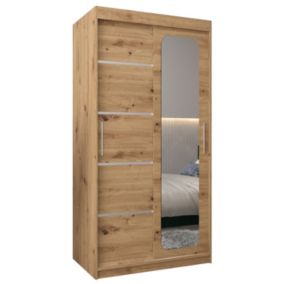 Armoire Promo V2 a portes coulissantes H. 200 x L. 100 x P. 62 2 portes