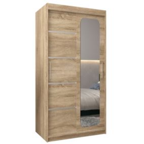 Armoire Promo V2 a portes coulissantes H. 200 x L. 100 x P. 62 2 portes