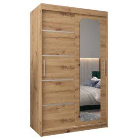 Armoire Promo V2 a portes coulissantes H. 200 x L. 120 x P. 62 2 portes