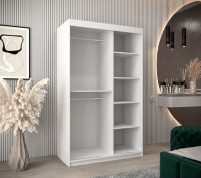 Armoire Promo V2 a portes coulissantes H. 200 x L. 120 x P. 62 2 portes