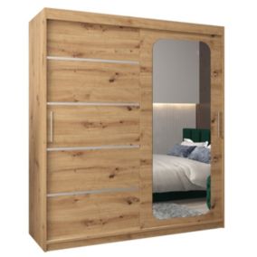 Armoire Promo V2 a portes coulissantes H. 200 x L. 180 x P. 62 2 portes