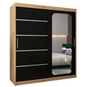 Armoire Promo V2 a portes coulissantes H. 200 x L. 180 x P. 62 2 portes