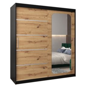 Armoire Promo V2 a portes coulissantes H. 200 x L. 180 x P. 62 2 portes