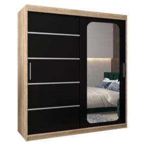 Armoire Promo V2 a portes coulissantes H. 200 x L. 180 x P. 62 2 portes