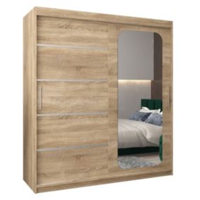 Armoire Promo V2 a portes coulissantes H. 200 x L. 180 x P. 62 2 portes