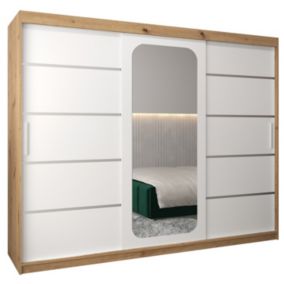 Armoire Promo V2 a portes coulissantes H. 200 x L. 250 x P. 62 3 portes